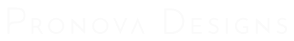 Pronova Designs Text Logo